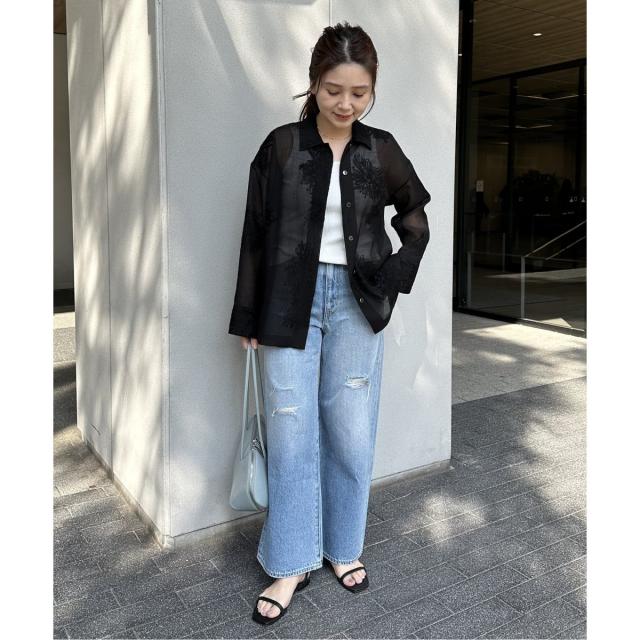 ジャーナルスタンダード（JOURNAL STANDARD）/《追加2》シアーレースビッグシャツ