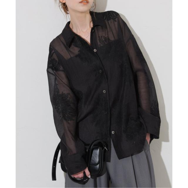 ジャーナルスタンダード（JOURNAL STANDARD）/《追加2》シアーレースビッグシャツ