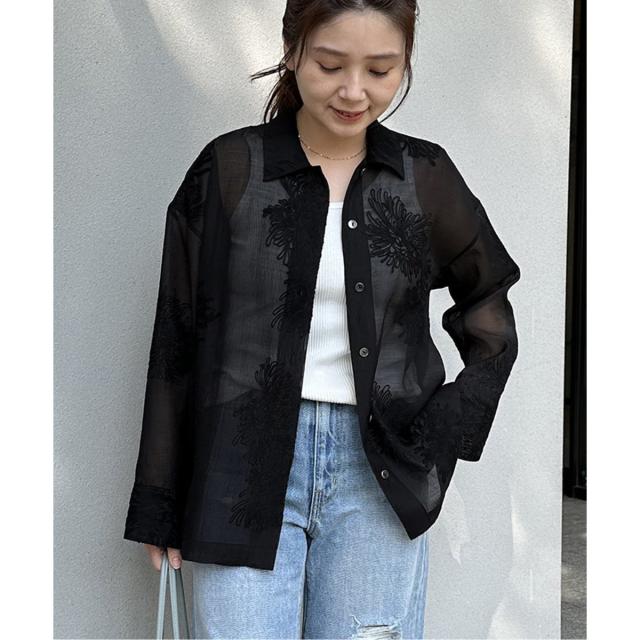 ジャーナルスタンダード（JOURNAL STANDARD）/《追加2》シアーレースビッグシャツ