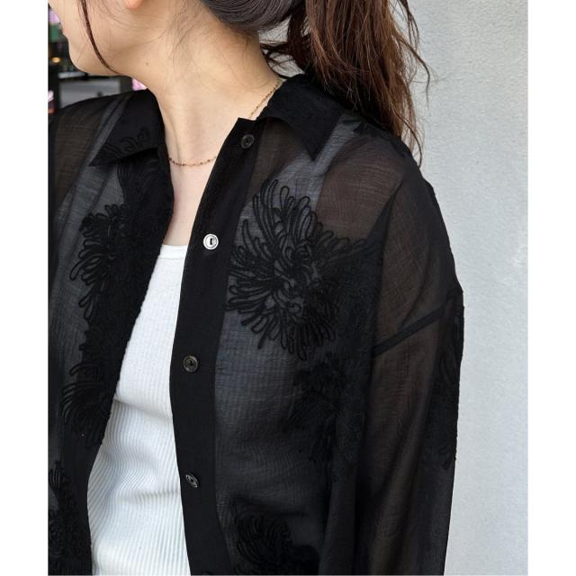 ジャーナルスタンダード（JOURNAL STANDARD）/《追加2》シアーレースビッグシャツ