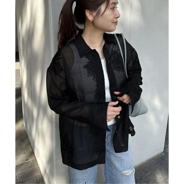 ジャーナルスタンダード（JOURNAL STANDARD）/《追加2》シアーレースビッグシャツ