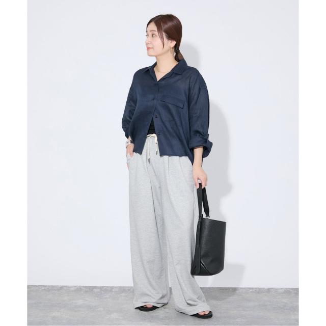 ジャーナルスタンダード（JOURNAL STANDARD）/《追加2》リネンレギュラーロールアップシャツ