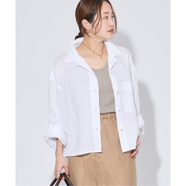 ジャーナルスタンダード（JOURNAL STANDARD）/《追加2》リネンレギュラーロールアップシャツ
