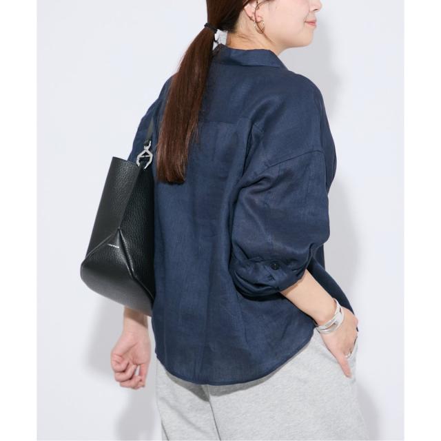 ジャーナルスタンダード（JOURNAL STANDARD）/《追加2》リネンレギュラーロールアップシャツ