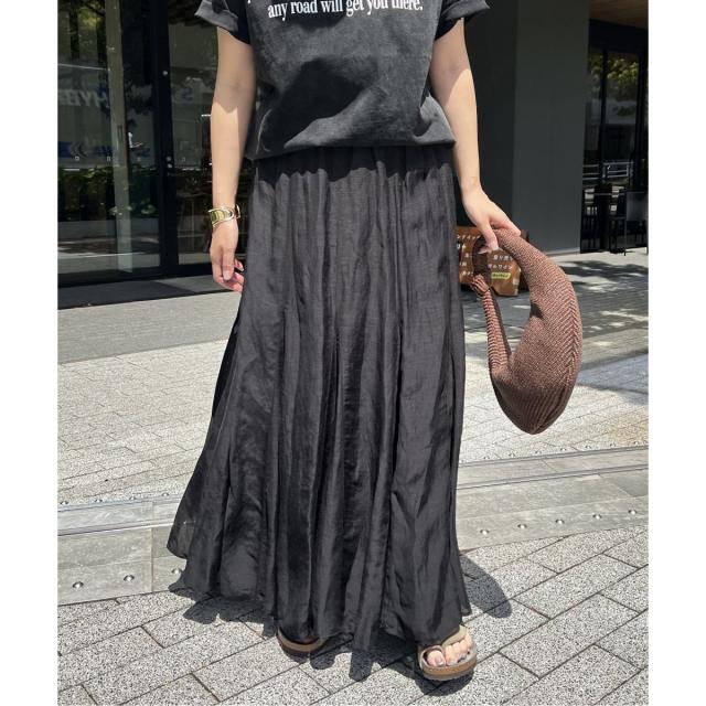 ジャーナルスタンダード（JOURNAL STANDARD）/《WEB限定追加2》シアーレーヨンリネンスカート