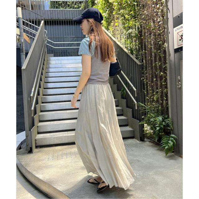 ジャーナルスタンダード（JOURNAL STANDARD）/《WEB限定追加2》シアーレーヨンリネンスカート