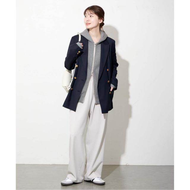 ジャーナルスタンダード（JOURNAL STANDARD）/《追加》【洗える】ダブルニットフーディ