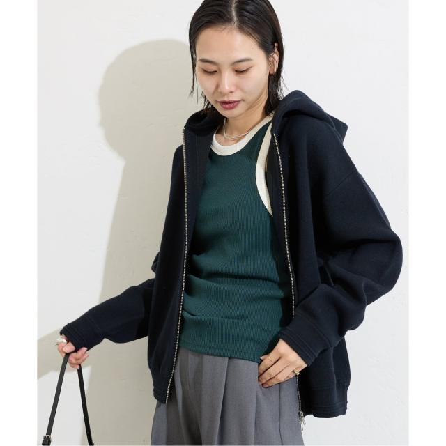 ジャーナルスタンダード（JOURNAL STANDARD）/《追加》【洗える】ダブルニットフーディ