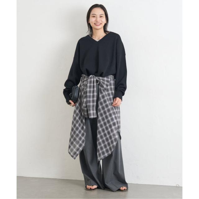 ジャーナルスタンダード（JOURNAL STANDARD）/《WEB限定》ウォッシャブルTEXBRID Vプルオーバー