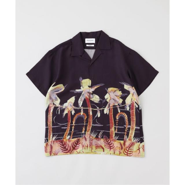 ジバンシィ サイズ:38 BM611F15JT ロゴフラワーポプリン半袖シャツ