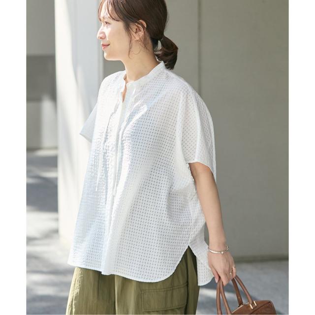 ジャーナルスタンダード（JOURNAL STANDARD）/《追加2》シアーチェックポンチョブラウス