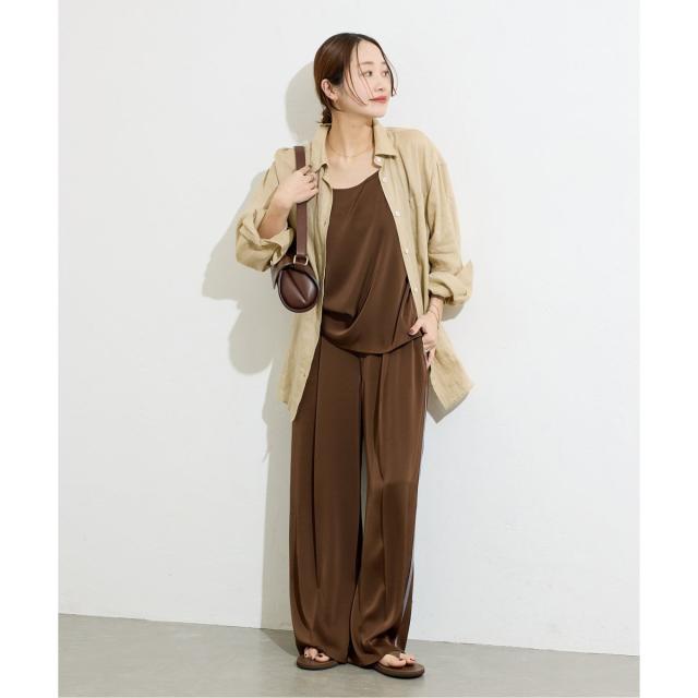 ジャーナルスタンダード（JOURNAL STANDARD）/《追加》【＆FUNCTION】【接触冷感/洗える】マットサテンワイドパンツ