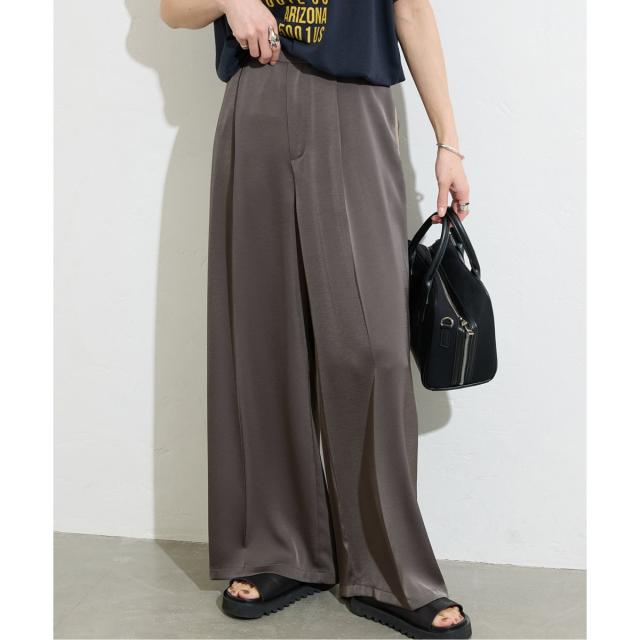 ジャーナルスタンダード（JOURNAL STANDARD）/《追加》【＆FUNCTION】【接触冷感/洗える】マットサテンワイドパンツ