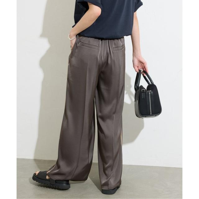 ジャーナルスタンダード（JOURNAL STANDARD）/《追加》【＆FUNCTION】【接触冷感/洗える】マットサテンワイドパンツ