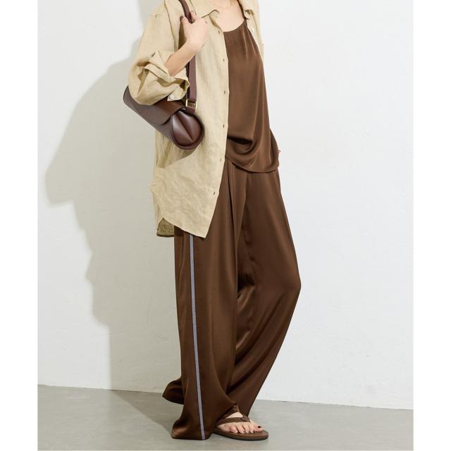 ジャーナルスタンダード（JOURNAL STANDARD）/《追加》【＆FUNCTION】【接触冷感/洗える】マットサテンワイドパンツ