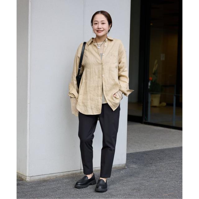 ジャーナルスタンダード（JOURNAL STANDARD）/《追加4》【撥水/接触冷感/洗える/UV】リネンナイロンストレッチテーパードパンツ