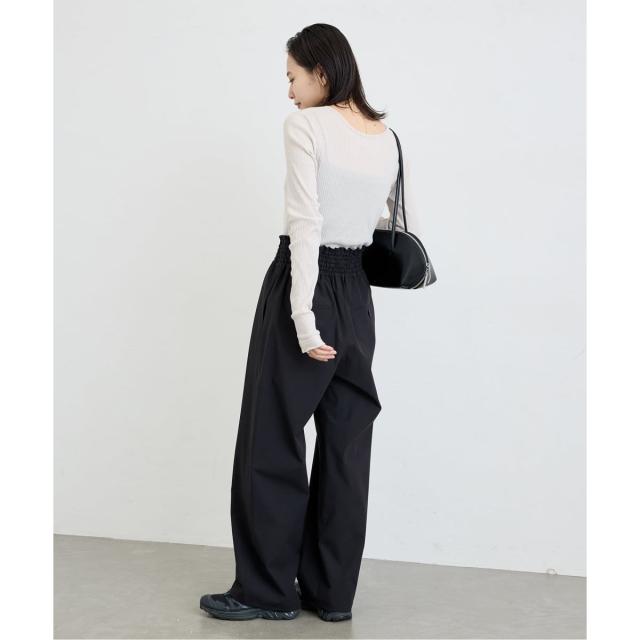 ジャーナルスタンダード（JOURNAL STANDARD）/《追加5》【撥水/接触冷感/洗える/UVカット】リネンナイロンストレッチワイドパンツ