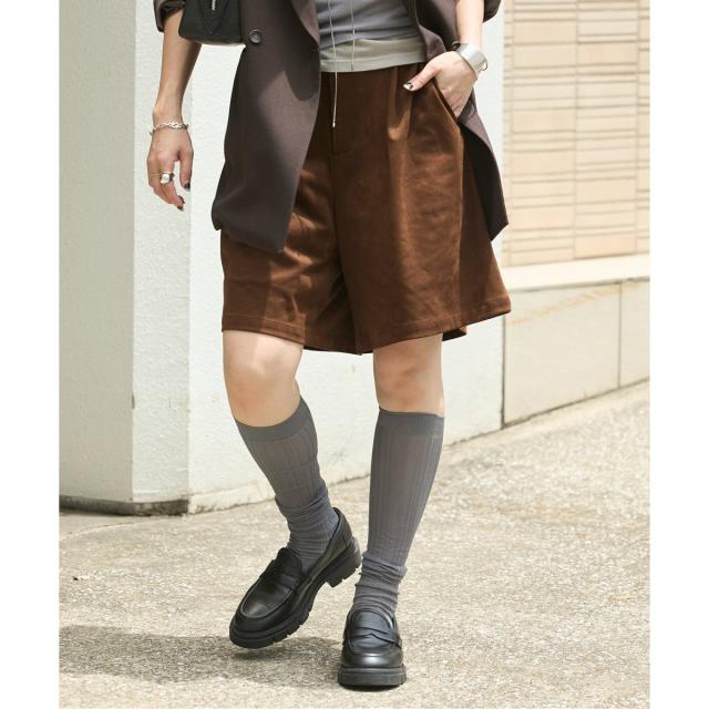 ジャーナルスタンダード（JOURNAL STANDARD）/フェイクスエードハーフパンツ