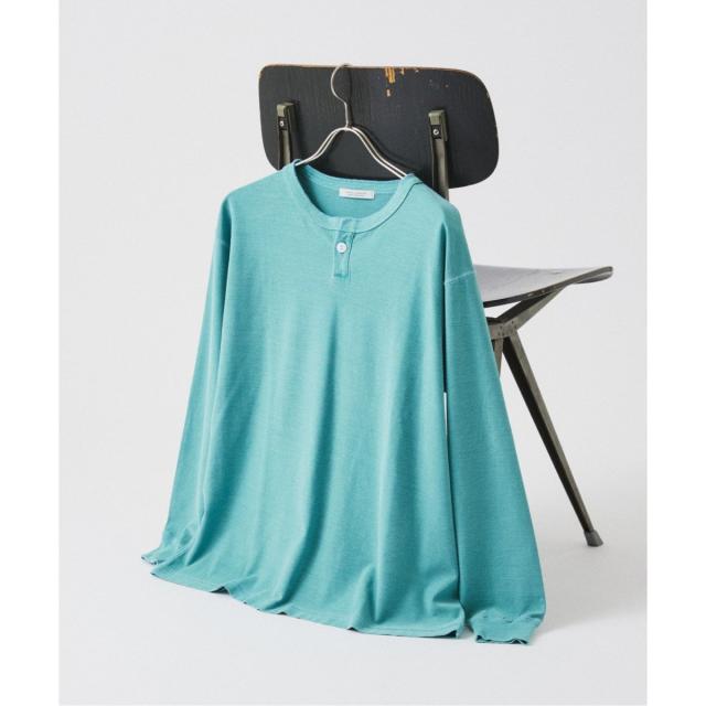 ジャーナルスタンダード（JOURNAL STANDARD）/OE バック ピグメント ヘンリー ネック ロンT