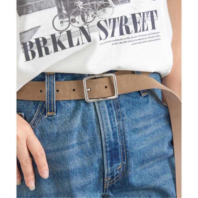 ジャーナルスタンダード（JOURNAL STANDARD）/【LEFIJE/レフィエ】スウェードバックルベルト