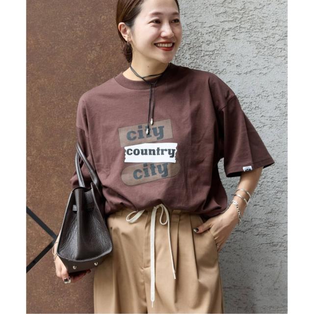 ジャーナルスタンダード（JOURNAL STANDARD）/《追加2》別注【City Country City】 COTTON S/S T−SHIRT