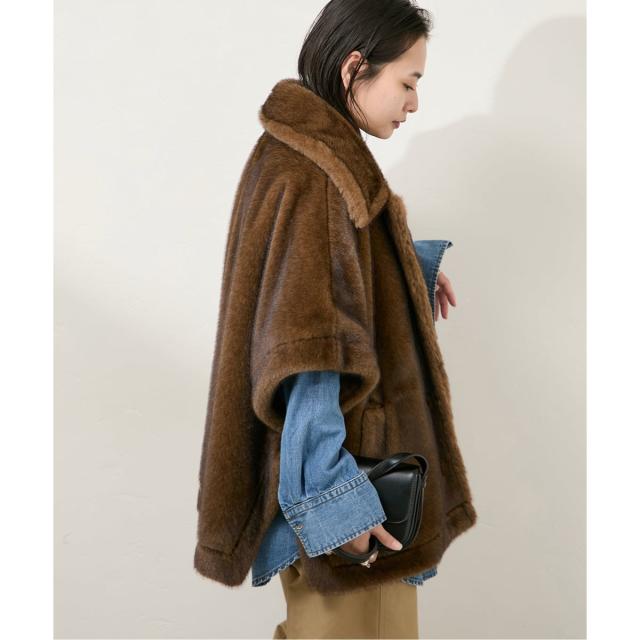 ジャーナルスタンダード（JOURNAL STANDARD）/Mink Like Fur Ponchoの