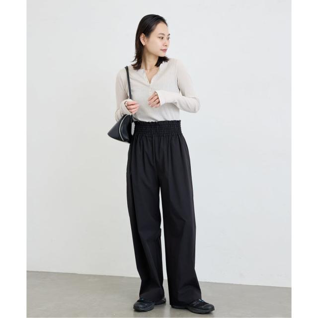 ジャーナルスタンダード（JOURNAL STANDARD）/《追加6》【撥水/接触冷感/洗える/UVカット】リネンナイロンストレッチワイドパンツ