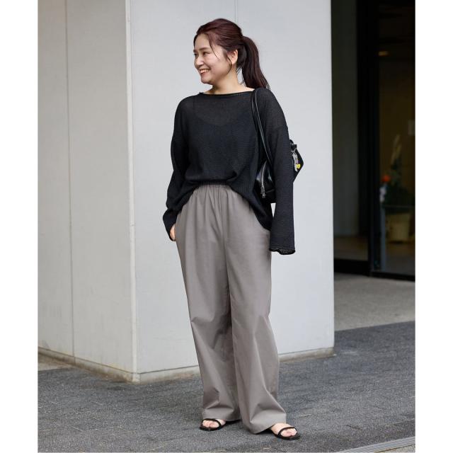 ジャーナルスタンダード（JOURNAL STANDARD）/《追加6》【撥水/接触冷感/洗える/UVカット】リネンナイロンストレッチワイドパンツ