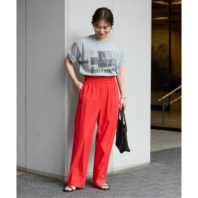 ジャーナルスタンダード（JOURNAL STANDARD）/《追加6》【撥水/接触冷感/洗える/UVカット】リネンナイロンストレッチワイドパンツ