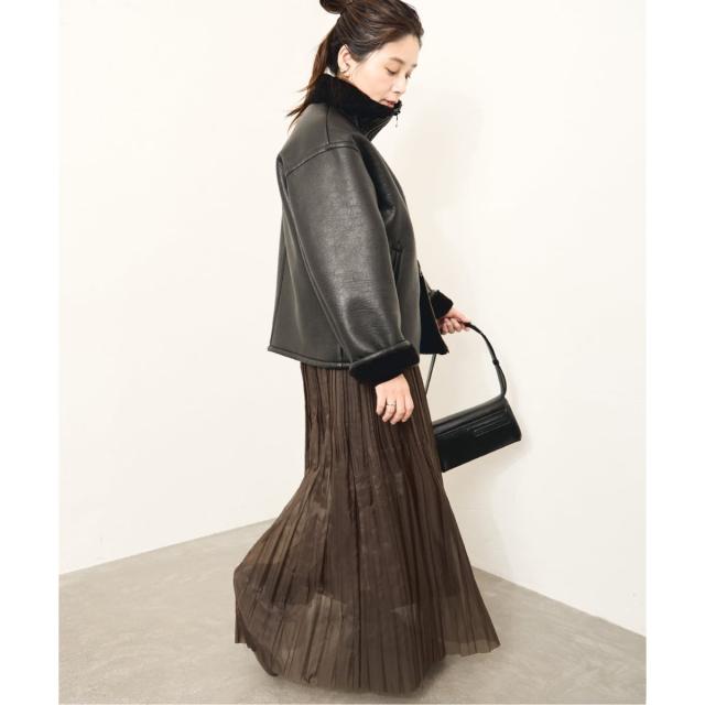 ジャーナルスタンダード（JOURNAL STANDARD）/《WEB限定追加》フェイクレザーボアブルゾン