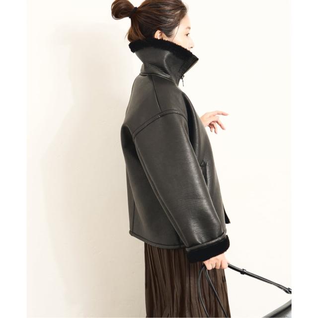 ジャーナルスタンダード（JOURNAL STANDARD）/《WEB限定追加》フェイクレザーボアブルゾン