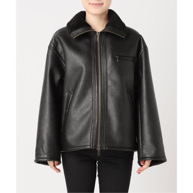 ジャーナルスタンダード（JOURNAL STANDARD）/《WEB限定追加》フェイクレザーボアブルゾン