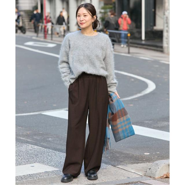 ジャーナルスタンダード（JOURNAL STANDARD）/《追加》ウールライクストレッチワイドパンツ