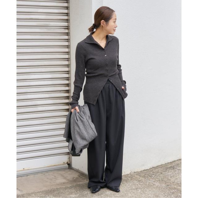 ジャーナルスタンダード（JOURNAL STANDARD）/《追加》ウールライクストレッチワイドパンツ