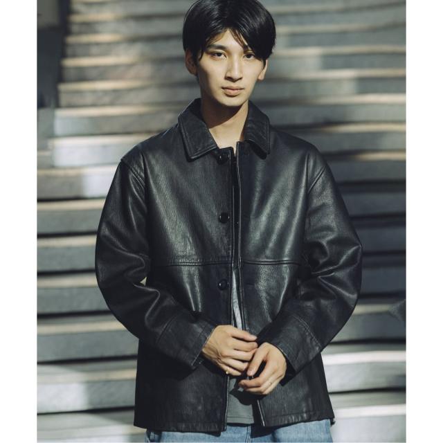 ジャーナルスタンダード（JOURNAL STANDARD）/ゴートレザー ウォッシュド カーコート