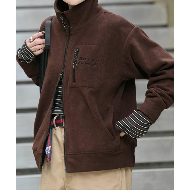 ジャーナルスタンダード（JOURNAL STANDARD）/フリースダブルジップブルゾン