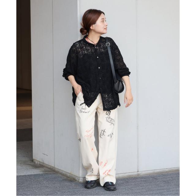 ジャーナルスタンダード（JOURNAL STANDARD）/《追加2》スタンドカラーレースブラウス