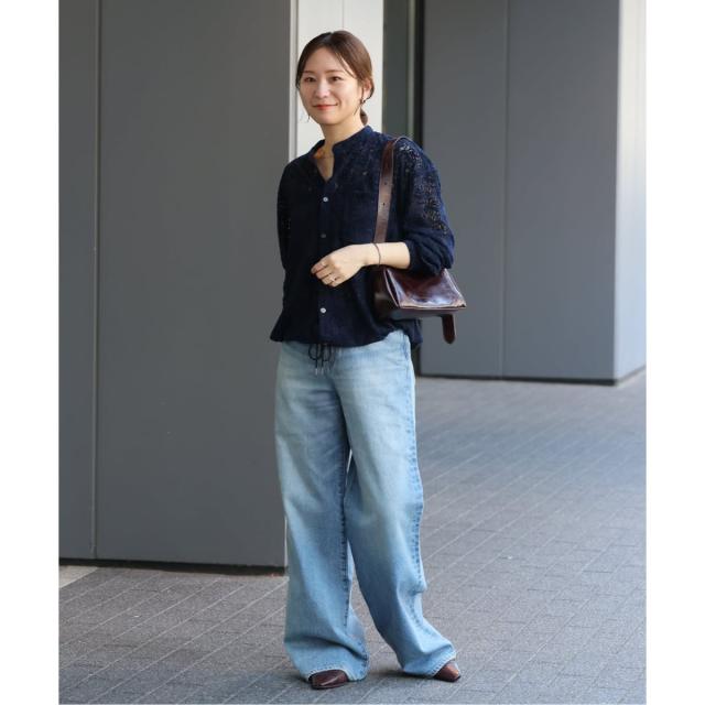 ジャーナルスタンダード（JOURNAL STANDARD）/《追加2》スタンドカラーレースブラウス