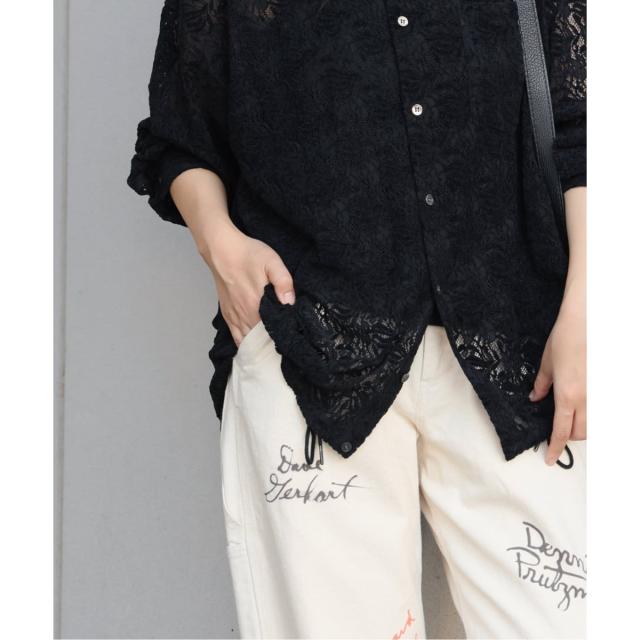 ジャーナルスタンダード（JOURNAL STANDARD）/《追加2》スタンドカラーレースブラウス