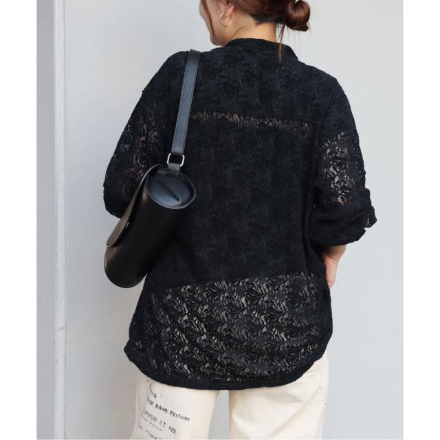 ジャーナルスタンダード（JOURNAL STANDARD）/《追加2》スタンドカラーレースブラウス