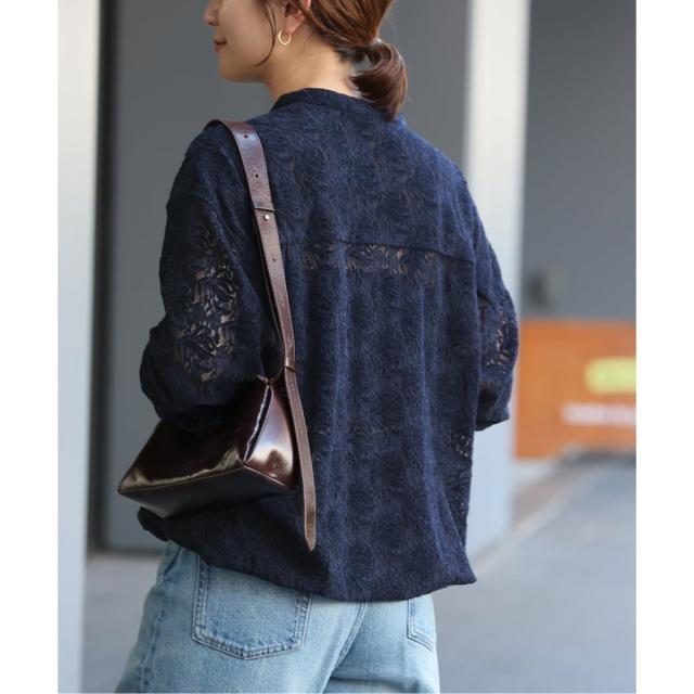 ジャーナルスタンダード（JOURNAL STANDARD）/《追加2》スタンドカラーレースブラウス