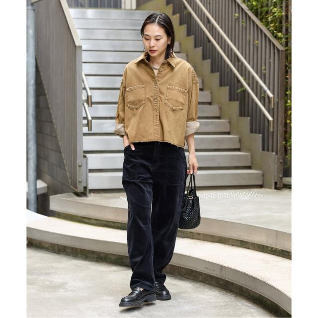 ジャーナルスタンダード（JOURNAL STANDARD）/《追加2》ライトオンスデニムクロップドシャツ