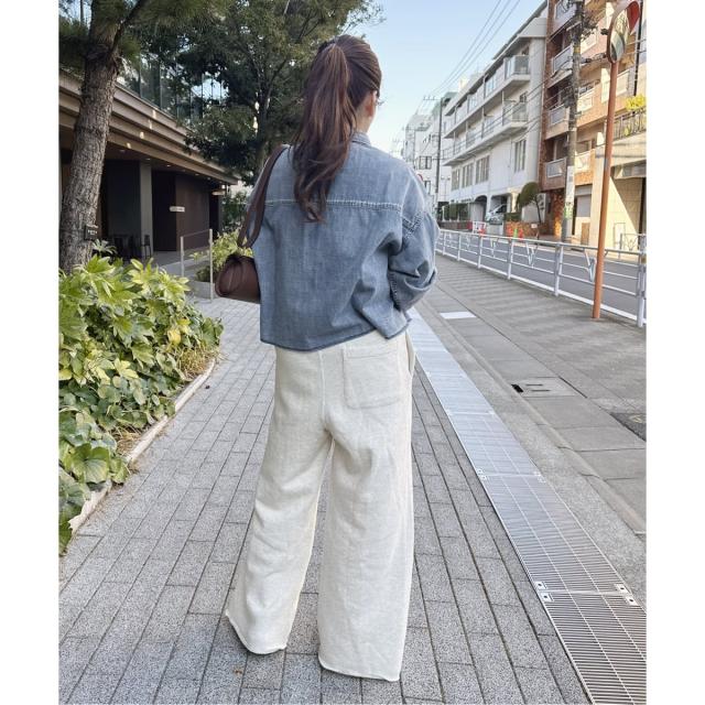 ジャーナルスタンダード（JOURNAL STANDARD）/《追加2》ライトオンスデニムクロップドシャツ