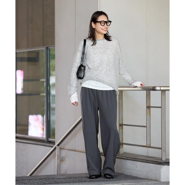 ジャーナルスタンダード（JOURNAL STANDARD）/《追加2》ウールライクストレッチワイドパンツ