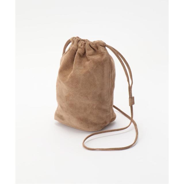 ジャーナルスタンダード（JOURNAL STANDARD）/hobo / ホーボー 別注 DRAWSTRING POUCH PIG SUEDE