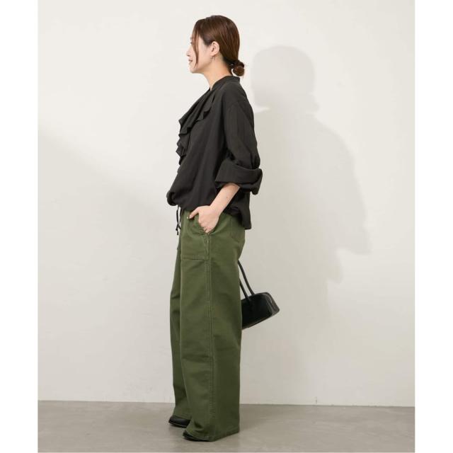 ジャーナルスタンダード（JOURNAL STANDARD）/《WEB限定追加2》ボイルストライプフリルブラウス