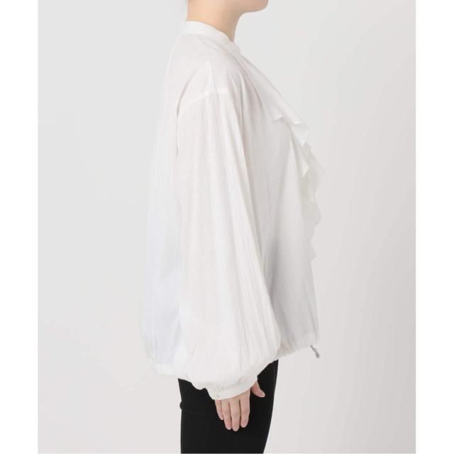 ジャーナルスタンダード（JOURNAL STANDARD）/《WEB限定追加2》ボイルストライプフリルブラウス