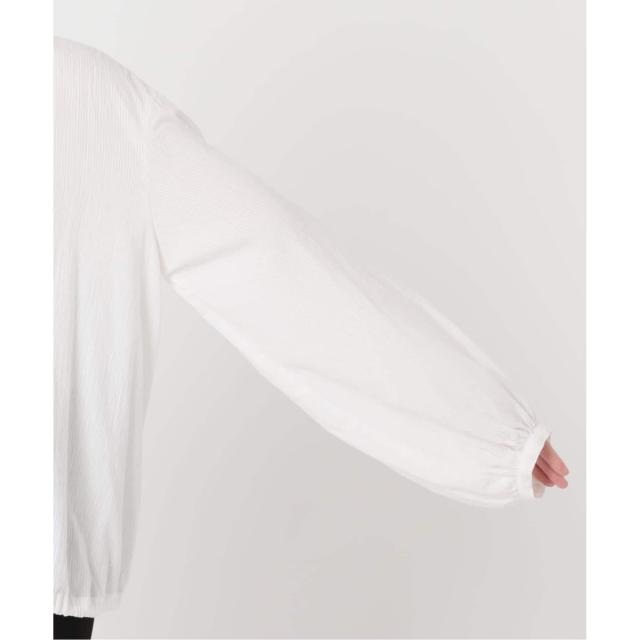 ジャーナルスタンダード（JOURNAL STANDARD）/《WEB限定追加2》ボイルストライプフリルブラウス