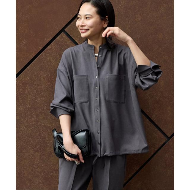 ジャーナルスタンダード（JOURNAL STANDARD）/《追加2》ウーリッシュツイルタックボリュームシャツ