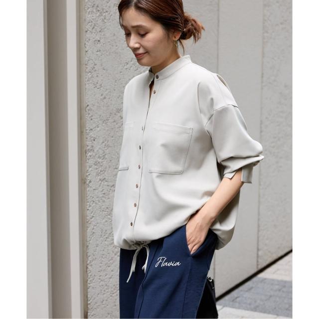 ジャーナルスタンダード（JOURNAL STANDARD）/《追加2》ウーリッシュツイルタックボリュームシャツ